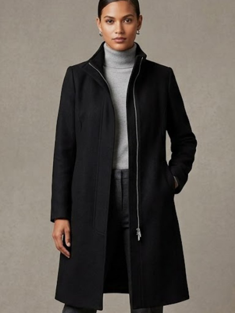 Gorgeous Ann Taylor Overcoat Wool Women Jacket Coat